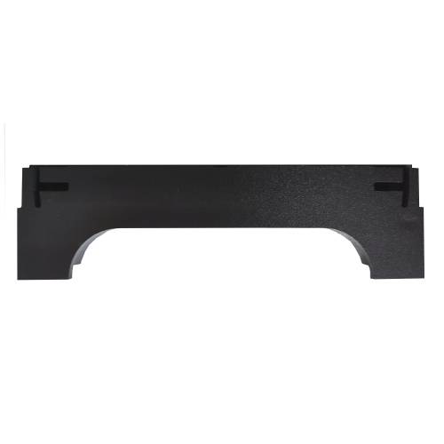 Nóżkozaślepki PEŁNE do profilu aluminiowego 160mm CZARNE nóżki komplet - wysokość 47 mm - PCV - 2szt